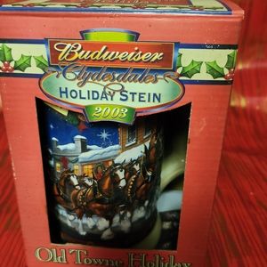 2003 Budweiser Holiday Stein